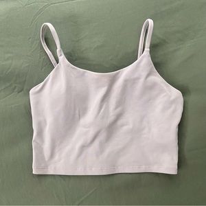 Athletic Crop Top gray